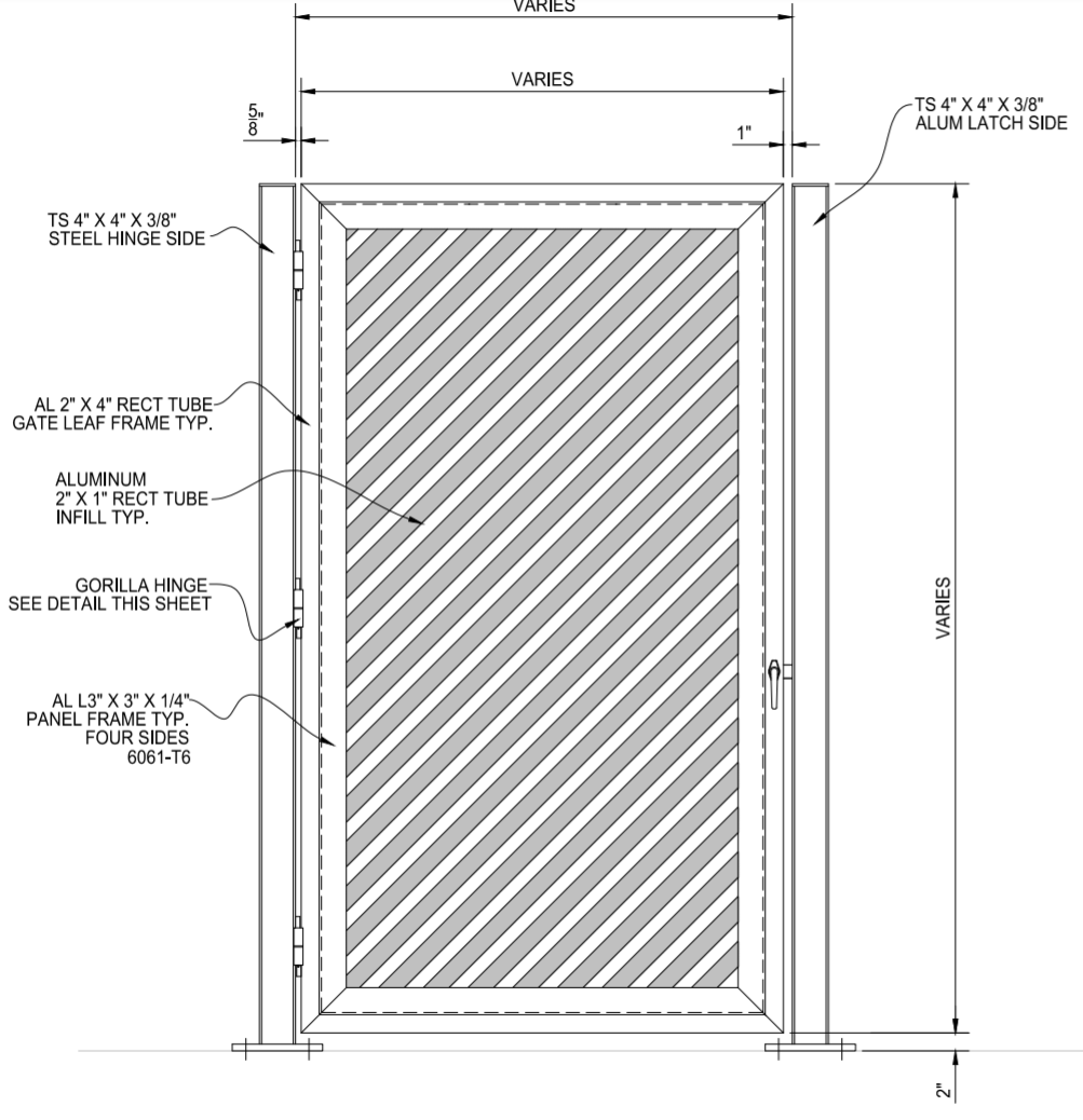 Single Swing Gate - (ajax) - Palmshield