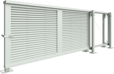 Louvered Slide Gate