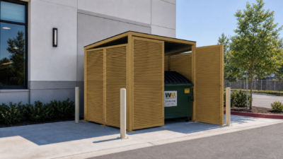 Covered Dumpster Enclosures