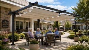 Shade Structures for Retirement Homes and Assisted Living Facilities